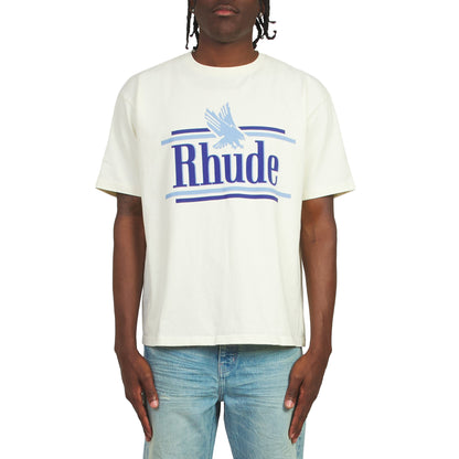 Rossa Tee | Vintage White/Blue