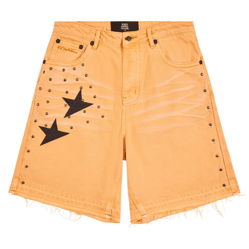 Halfstar Denim Short | Mellow Orange/Black