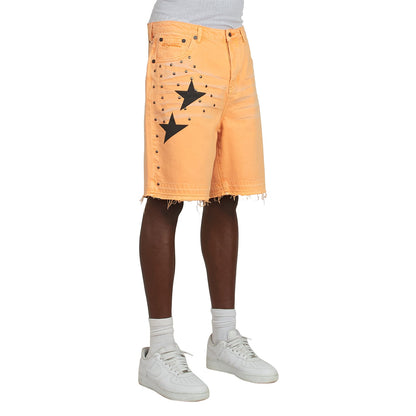 Halfstar Denim Short | Mellow Orange/Black