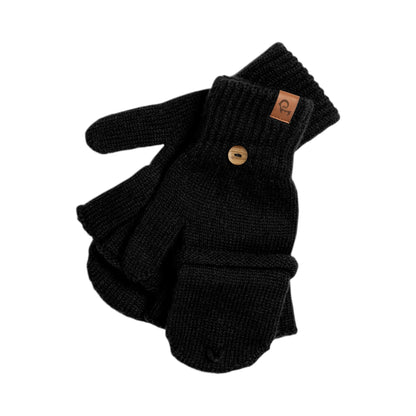 Men's Knit Convertible Mittens Merino