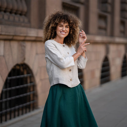European Linen Jacket Alice