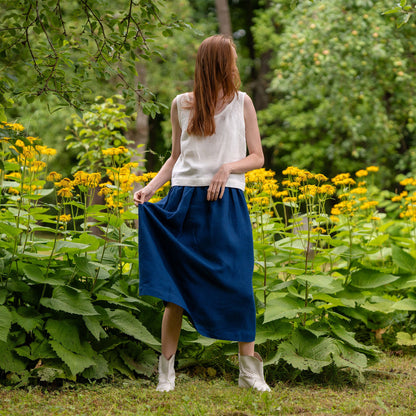 Linen Maxi Skirt Sophia