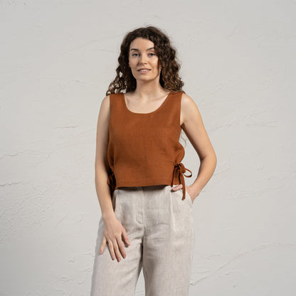 Bow Side Tie Top Audrey