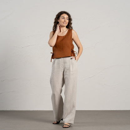Crop Top with Side Ribbons Audrey