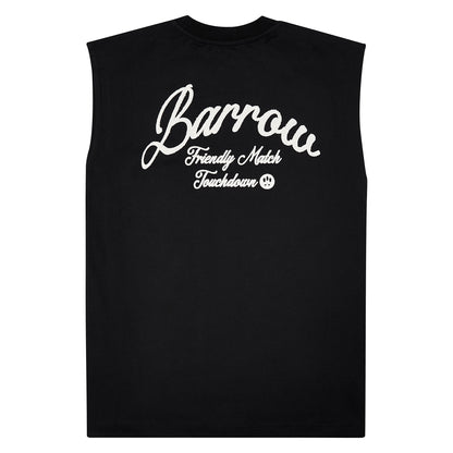 Friendly Match Sleeveless Tee | Black