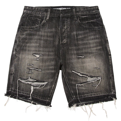 Cadet Crater Denim Short | Crater Black
