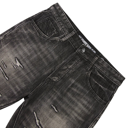 Cadet Crater Denim Short | Crater Black