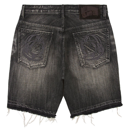 Cadet Crater Denim Short | Crater Black