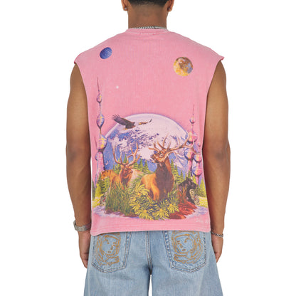 Memories Sleeveless Tee | Desert Rose