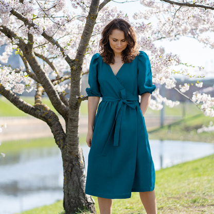 Puff Sleeve Dress Belle