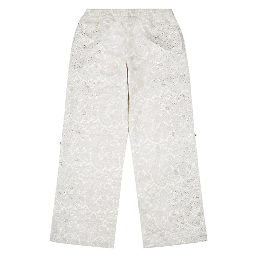 Cashew Blossom Pearl Sweatpant | White