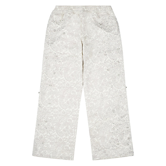 Cashew Blossom Pearl Sweatpant | White