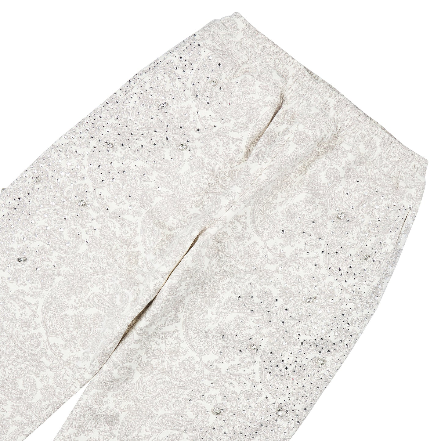 Cashew Blossom Pearl Sweatpant | White