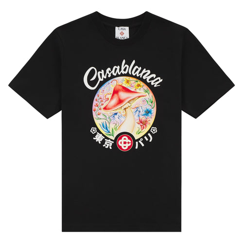 Mushroom Emblem Tee | Black