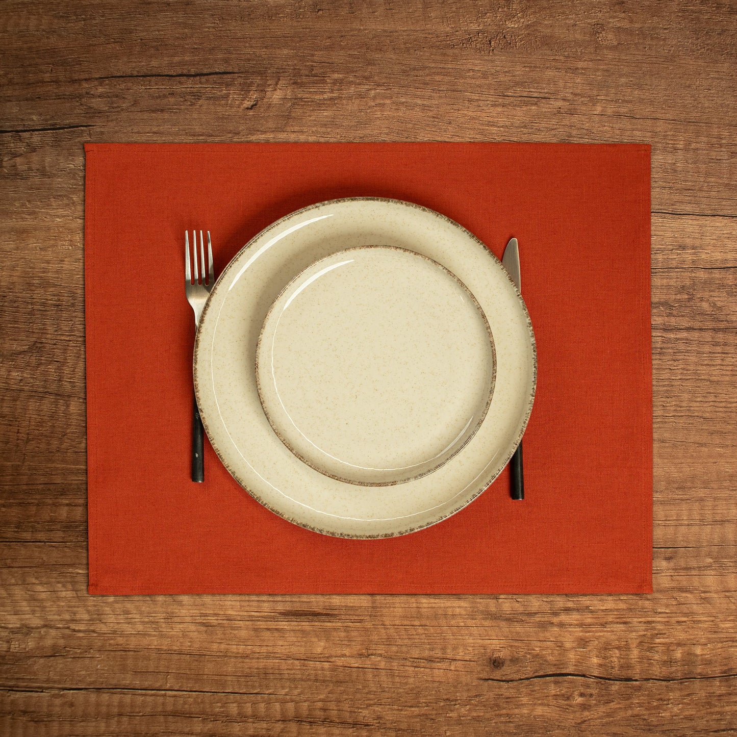 Linen Placemat Dark Green