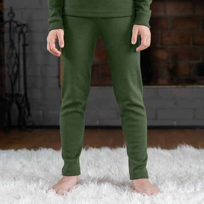Kids' 250 Merino Pants Dark Green