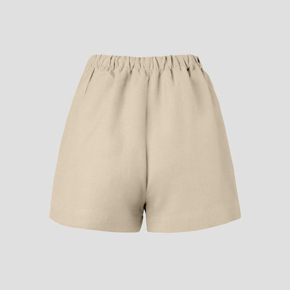 Linen Pull-On Shorts