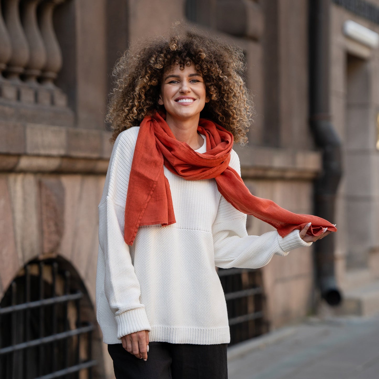Unisex Premium Linen Scarf