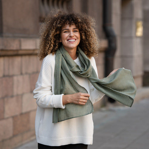 Unisex European Linen Scarf