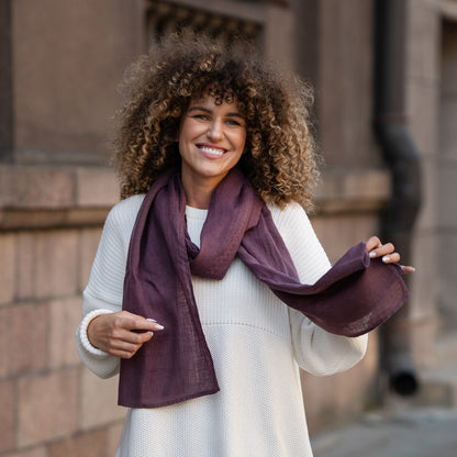 Unisex Premium Linen Scarf