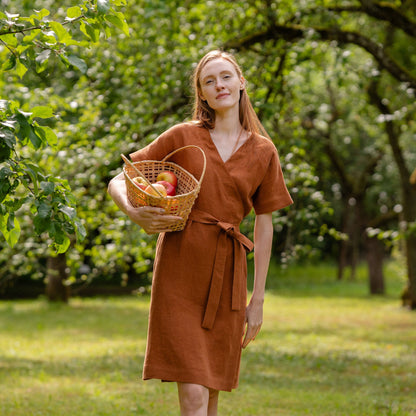 Vacation Summer Wrap Dress Eliana