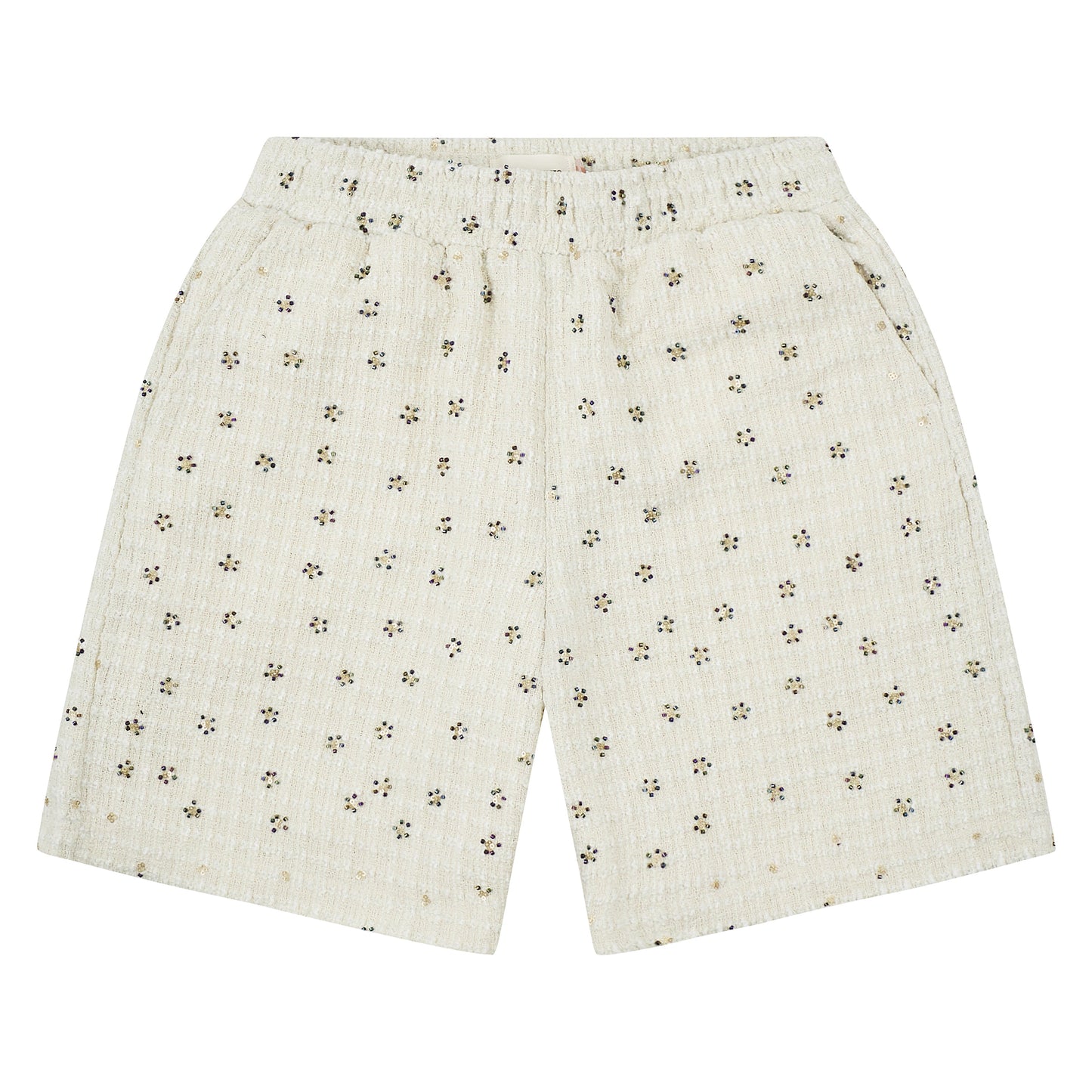 Beaded Short | White