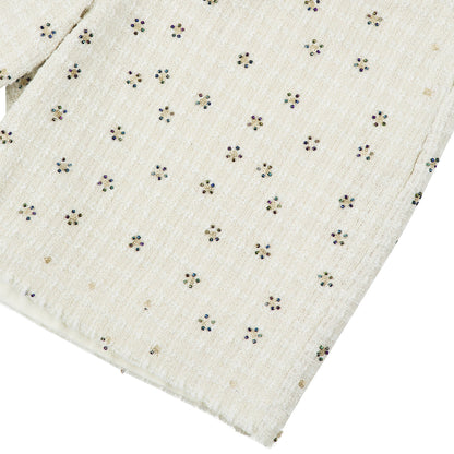 Beaded Short | White