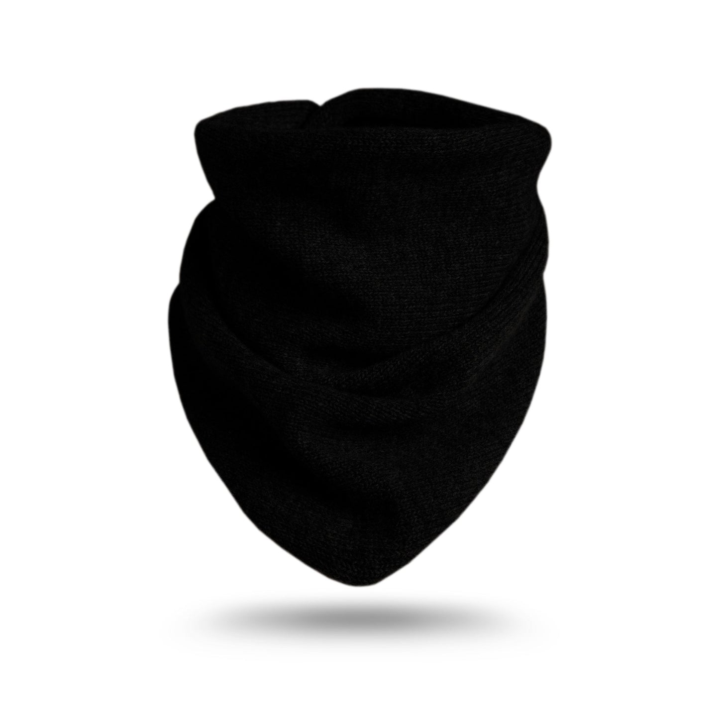 Women's Cashmere Triangle Knit Bandana Scarf