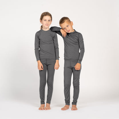 Kids' 160 Merino Pants Gray