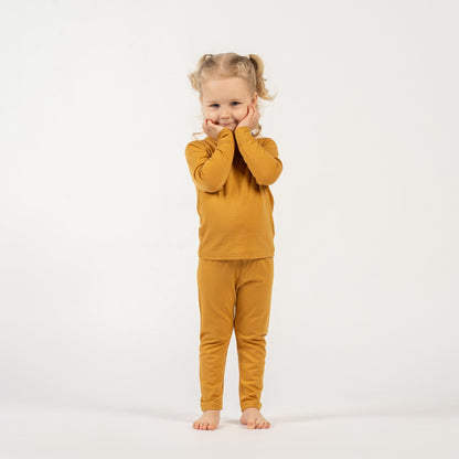 Kids' 160 Thermal Long Sleeve Crew Yellow