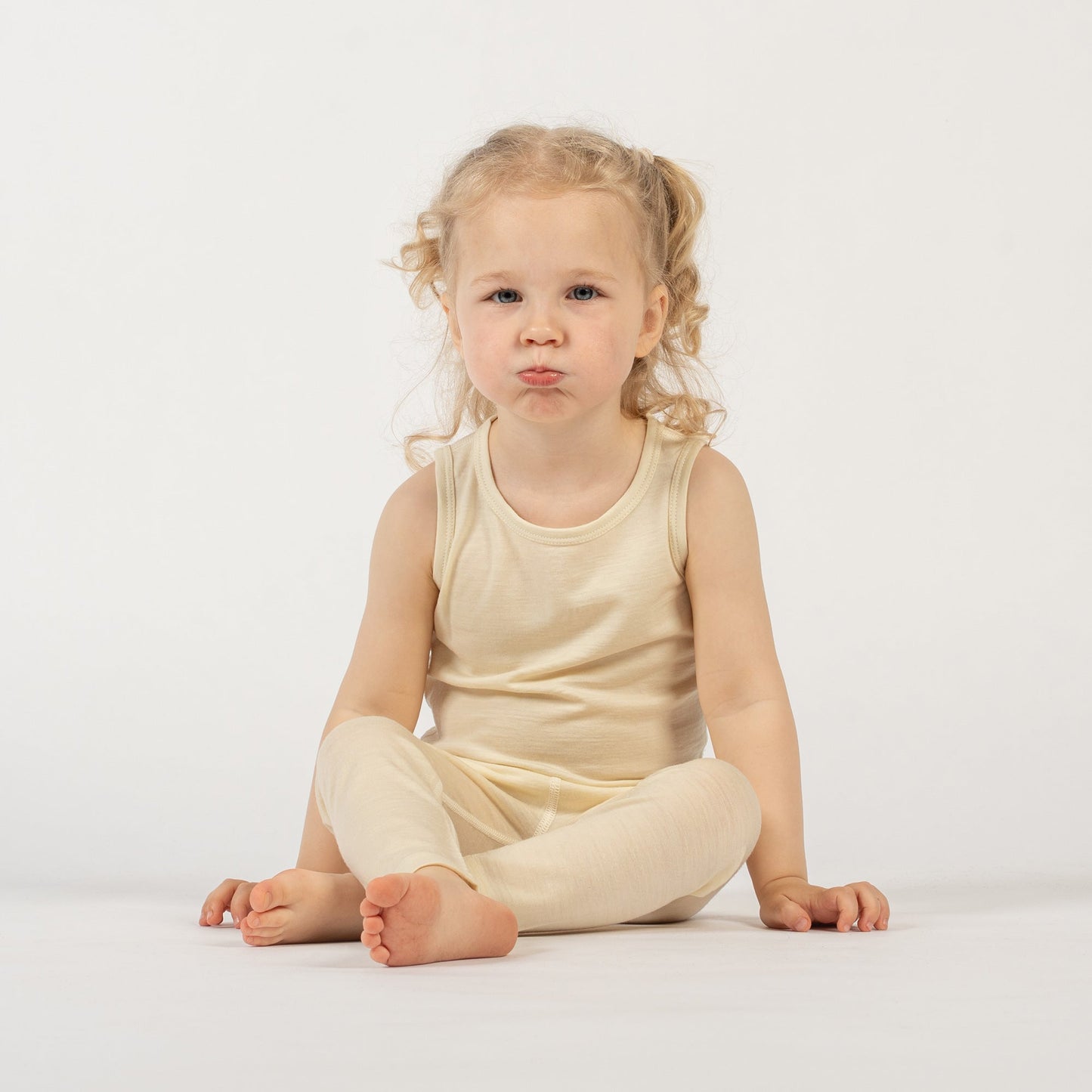 Kids' Merino Undershirt Tank Top Natural