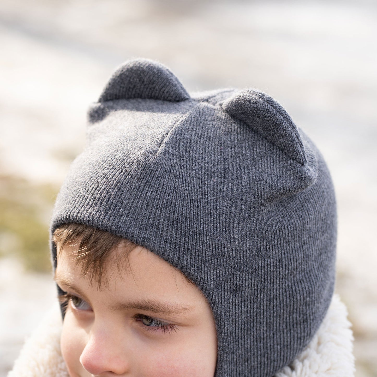 Kids' Knit Balaclava & Gloves Merino & Cashmere 2-Piece