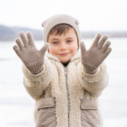 Kids' Knit Gloves Cashmere Blend