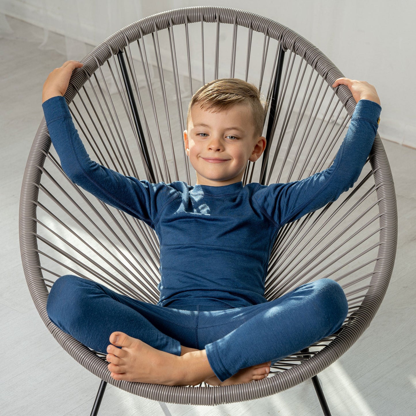 Kids' 160 Merino Pants Denim