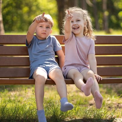 Kids' Light Merino Summer Shorts & Tee Set