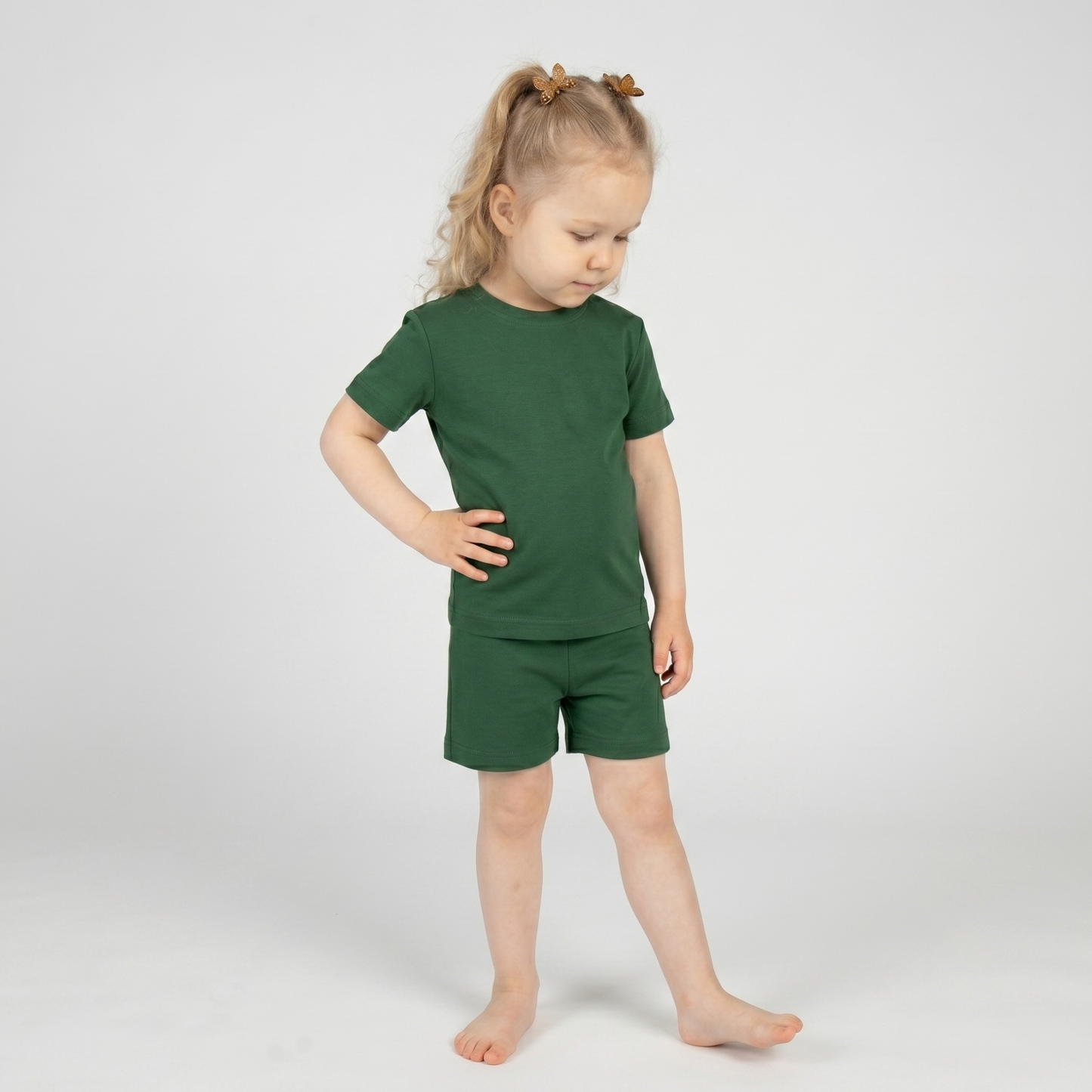 Kids' Light Merino Summer Shorts & Tee Set