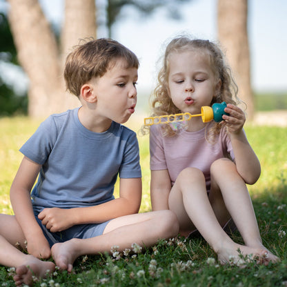 Kids' Light Merino Summer Shorts & Tee Set