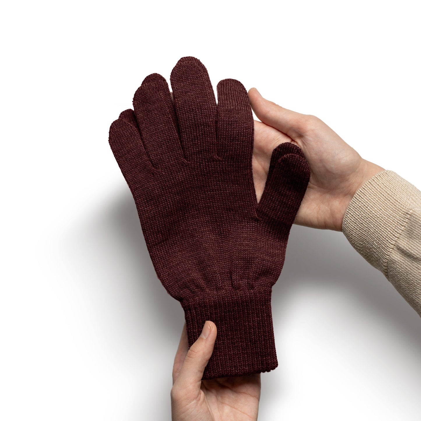 Men's Knit Gloves Merino