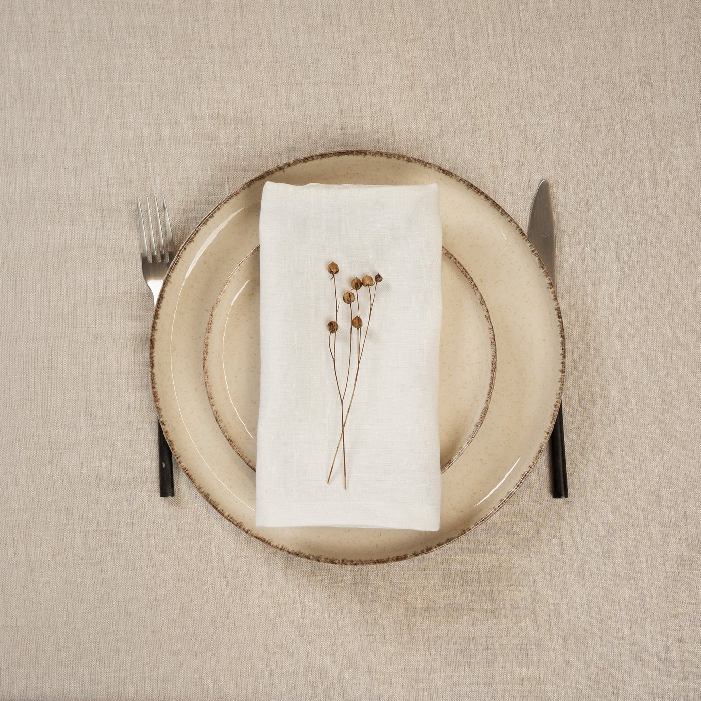 Linen Napkin Pure White