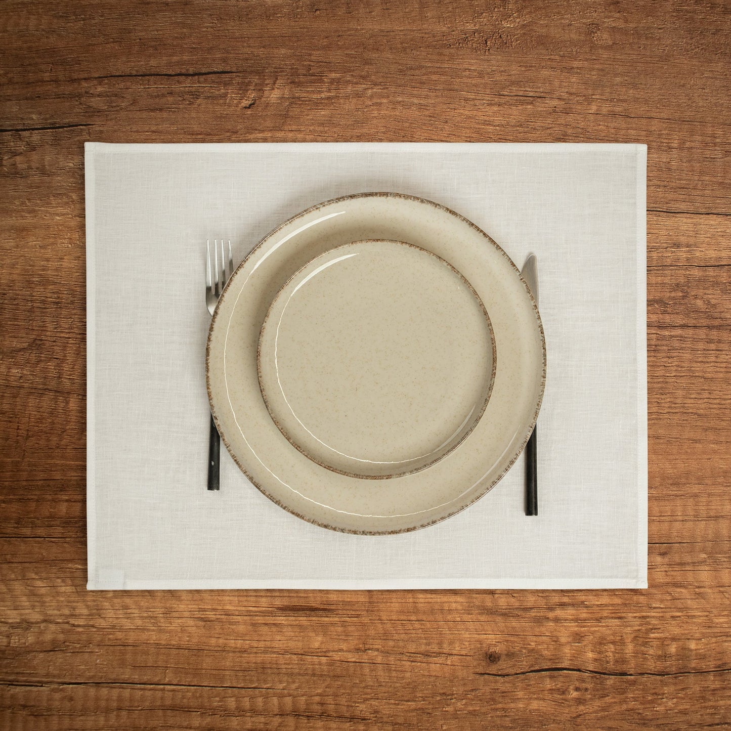 Linen Placemat Dark Green