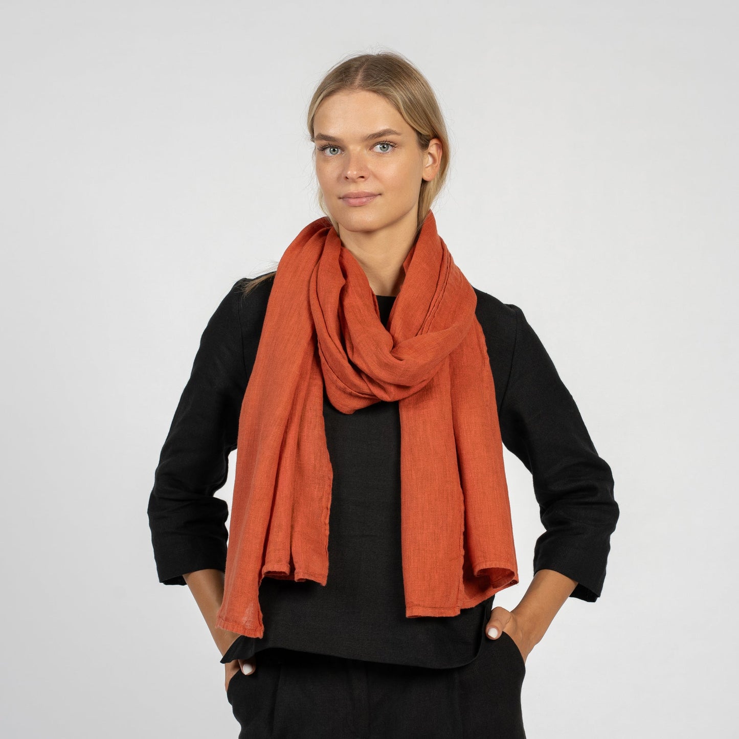 Unisex European Linen Scarf