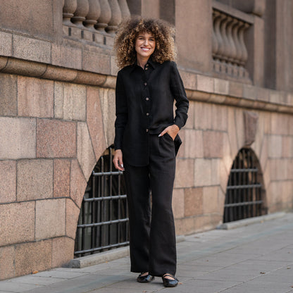 Linen Long Sleeve Shirt Rebeca