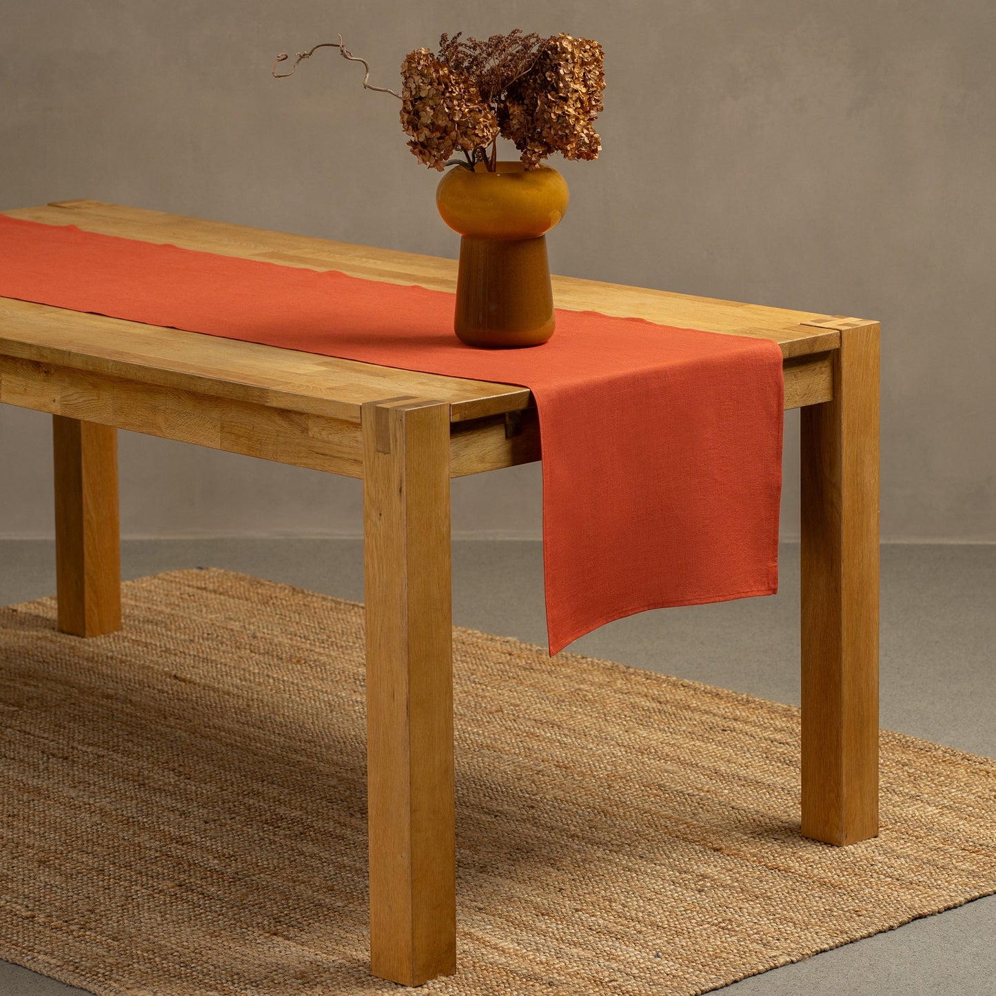 Natural 100% Linen Table Runner