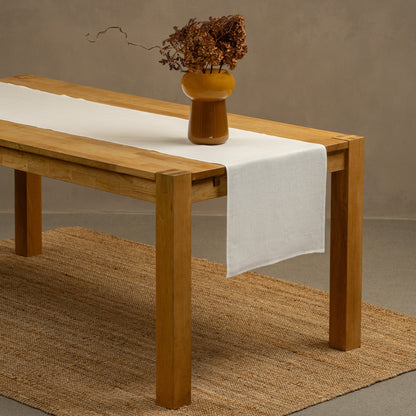 Natural 100% Linen Table Runner