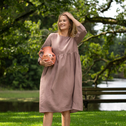 Smock Dress Lucy Faded Rose