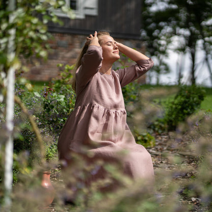 Smock Dress Lucy Faded Rose