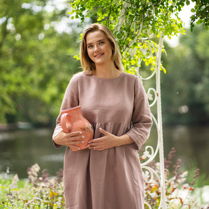 Smock Dress Lucy Faded Rose