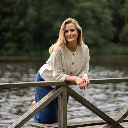European Linen Jacket Alice