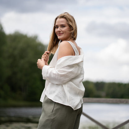 Linen Long Sleeve Shirt Rebeca