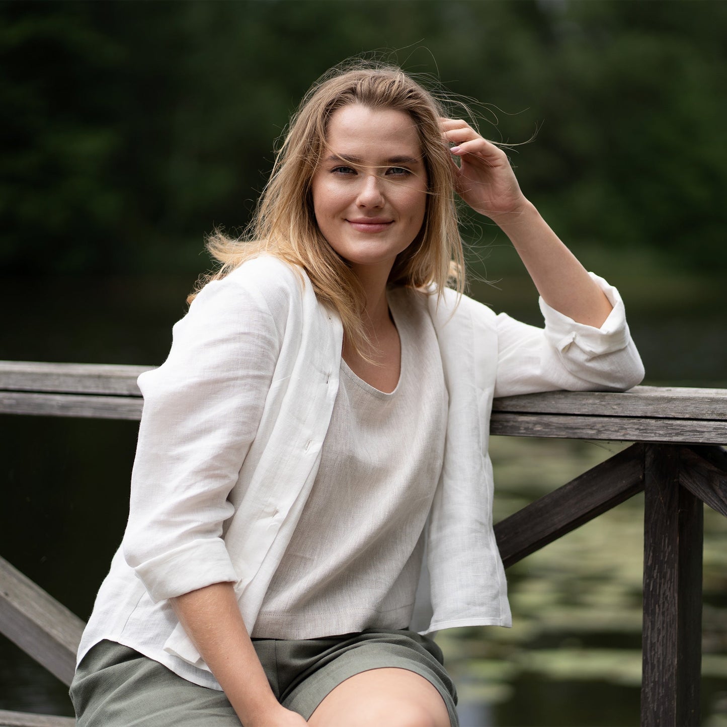 Linen Long Sleeve Shirt Rebeca